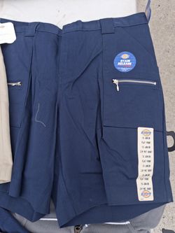 Shorts Pa La Escuela....dickies...one 18 Waist For Girl Bage...blue Size 13 For Junior