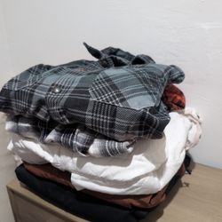 Men's Clothes Puffer Jacket Shirt 