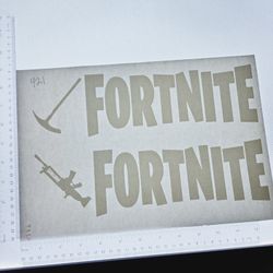 Iron On Heat Transfer  Good For T-shirts Sweaters Jackets T Shirt Design Size Is About 12x8 Fortnite #421