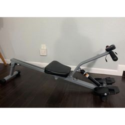 Sunny  Compact Adjustable Rowing Machine ,  12 Levels of Adjustable Resistance Rower  with  Free App