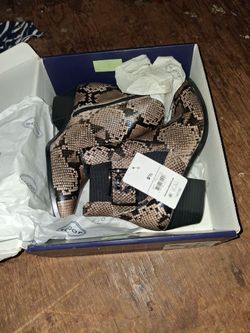 Snake skin heels