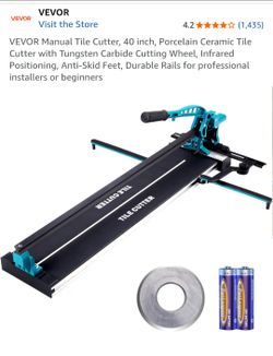 VEVOR Manual Tile Cutter, 40 inch