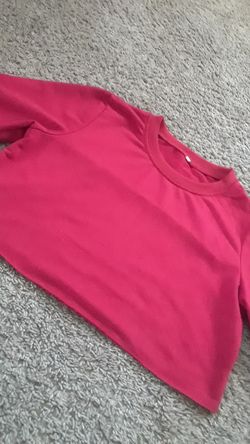 Basic Pullover Crop Sweatshirt