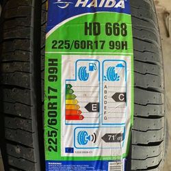 225 60 17 Tires New Set 