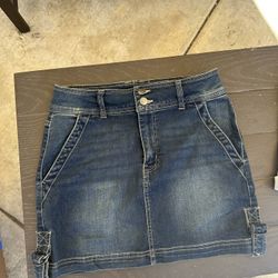 jean skirt 