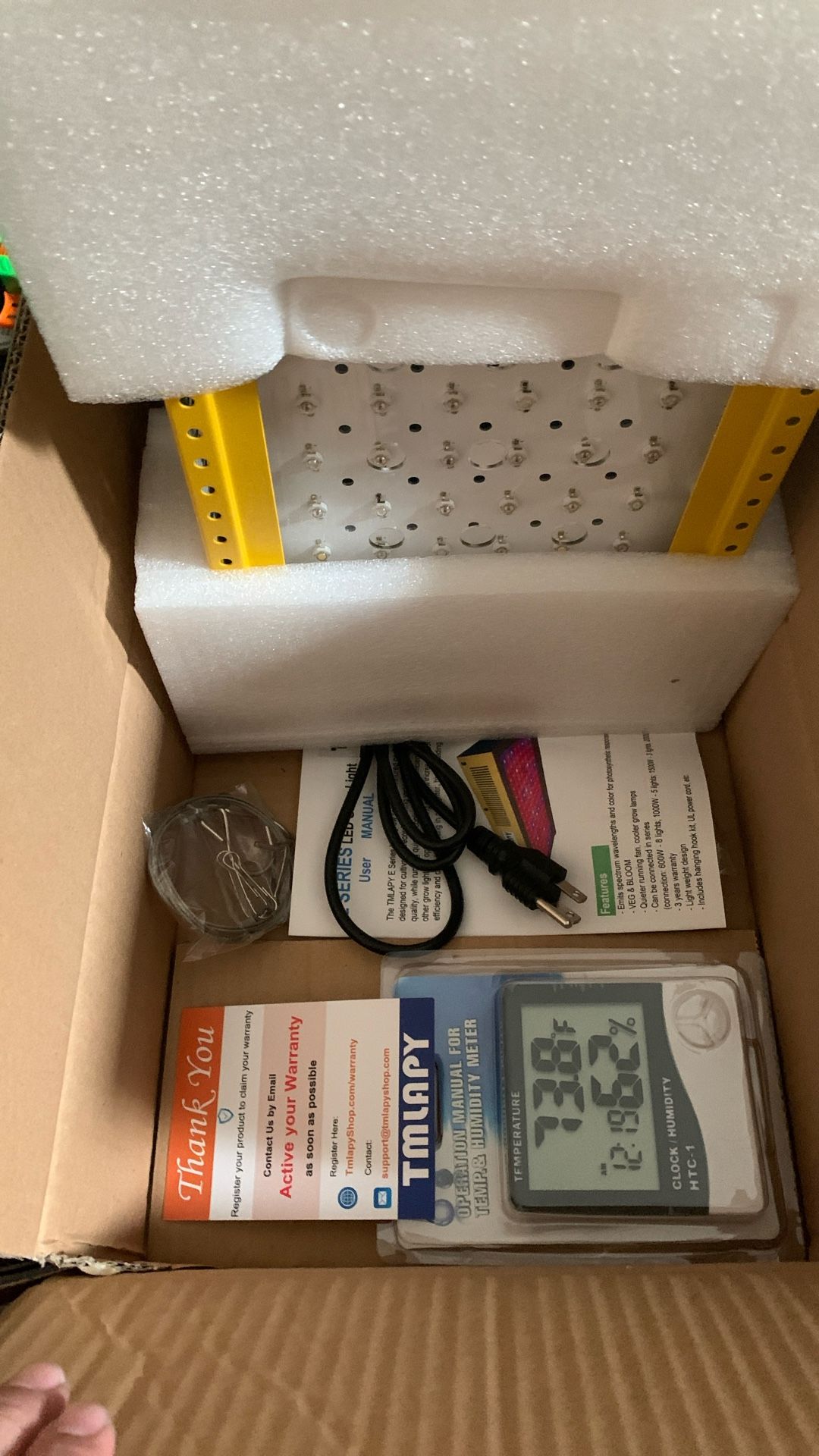 Tmlapy E600 Grow Light Led