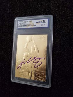 Kobe Bryant Rookie 23KT Gold plated