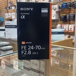 Sony Gm 24-70mm F2.8 II