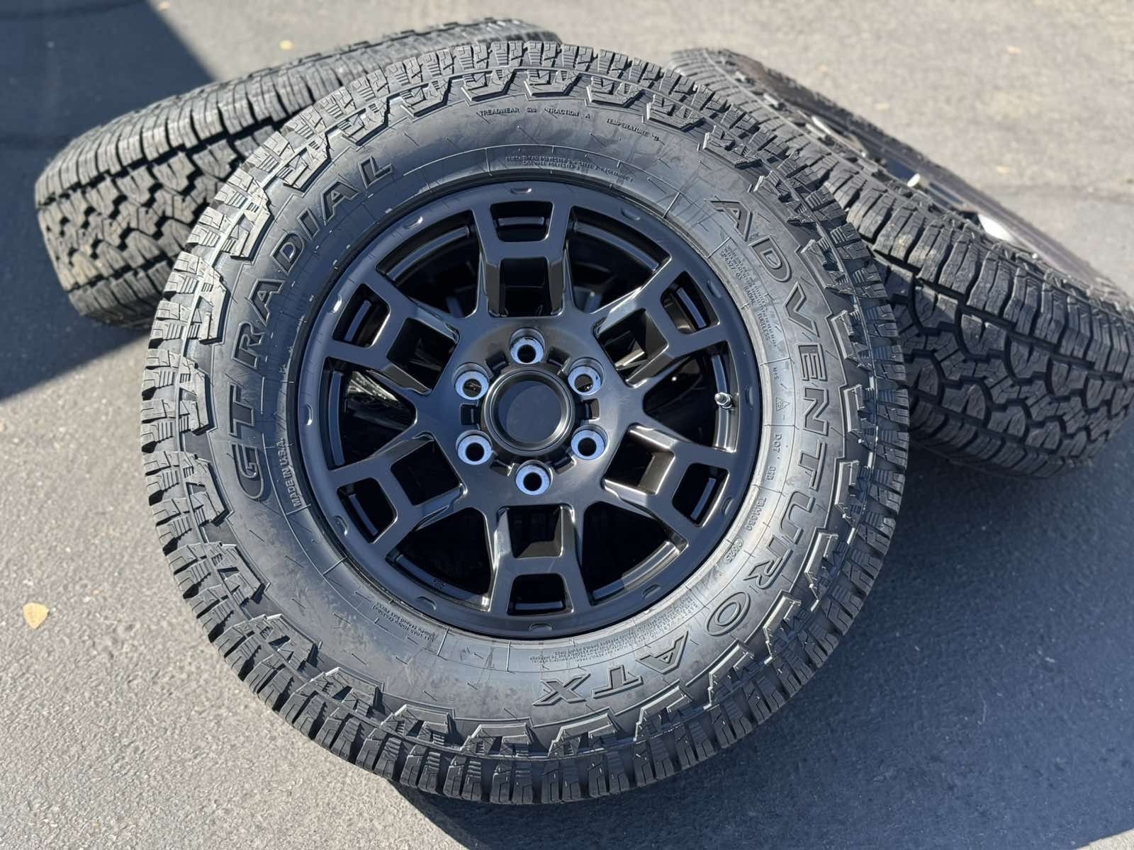 17” RIMS TOYOTA TACOMA 4RUNNER WHEELS GT TIRES FJ CRUISER TUNDRA SEQUOIA LEXUS GX460 GX470 TRD PRO 6X139.7 BLACK BRONZE SILVER 265/70R17 