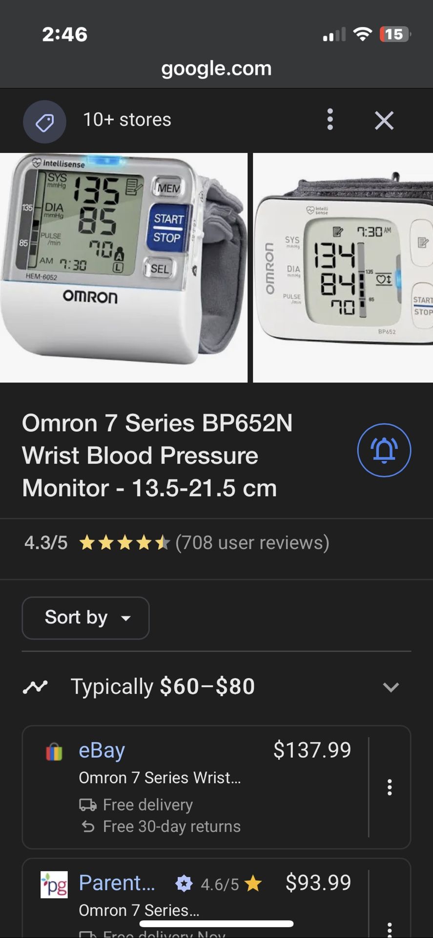 OmRon Blood Pressure Monitor