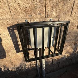 Utility Security Cage. 