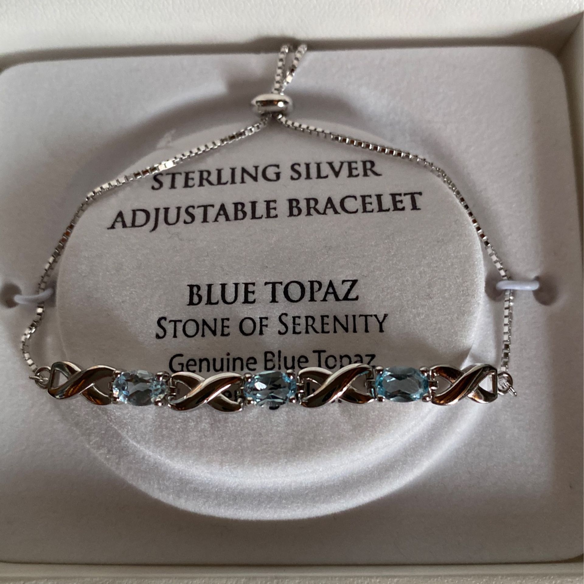 Stunning Blue Topaz Bracelet