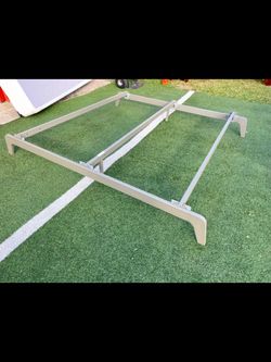 Metal Bed Frame with Center Support king size