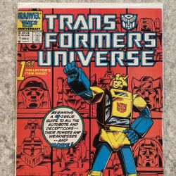 Transformers Universe #1 1986 Marvel Comics Optimus Prime Megatron