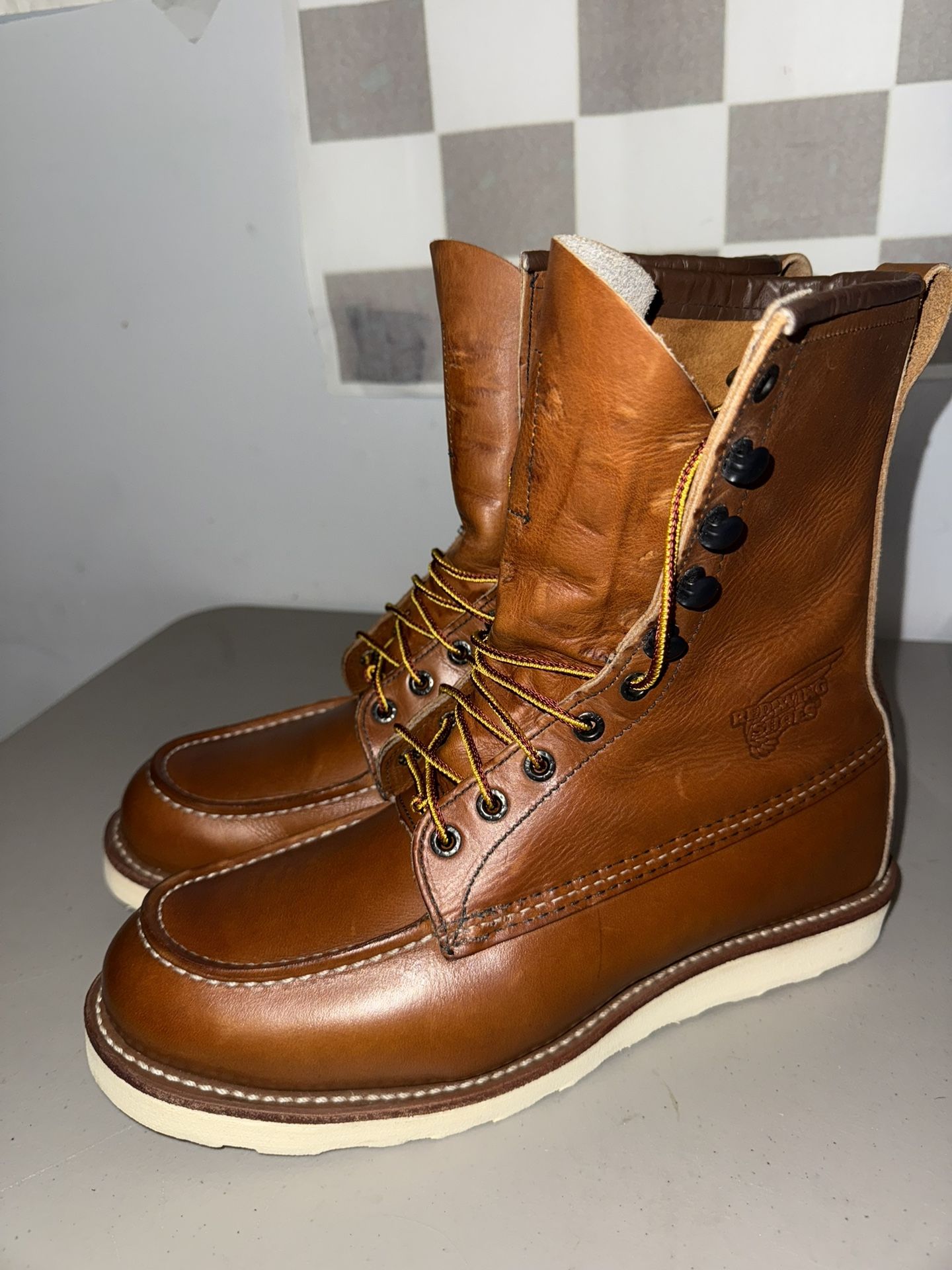 Red Wing Moc Toe Boots