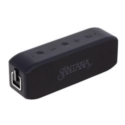 Samba by Carlos Santana Bluetooth Speaker -IP67 Waterproof Rating 20W (Black) (All original components included, Packaging has minor damage) Tested