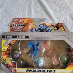 BAKUGAN / GEOGAN BRAWLER PACK - BRAND NEW - PRISTINE CONDITION ! ( 5 - IN PACK )