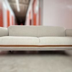 Modern Mid-Century Style Sofa Cream FREE SHIPPING