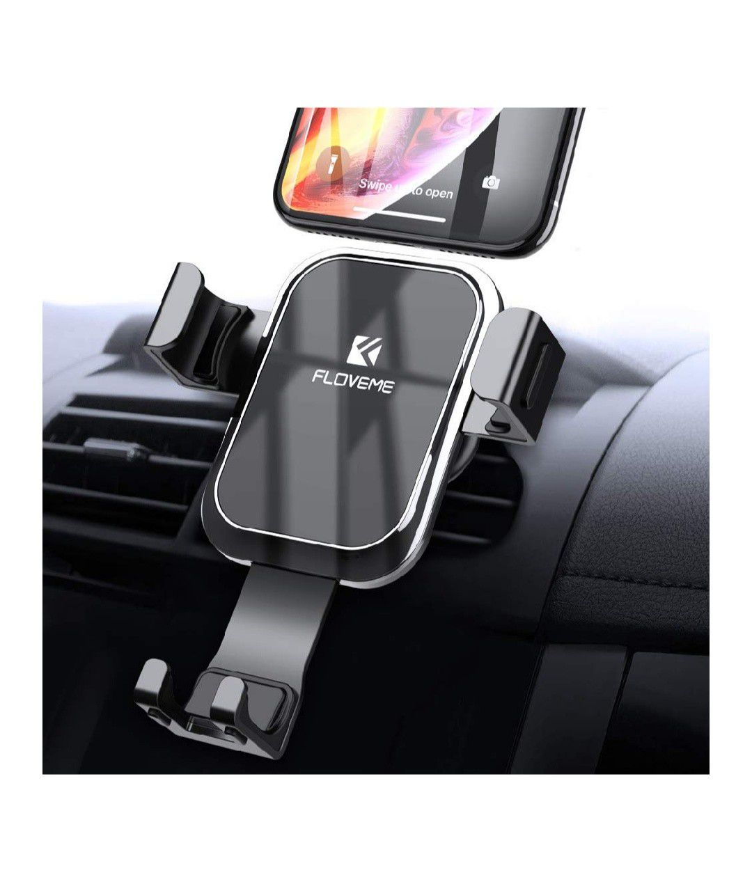 Cell Phone Holder for Car Hands Free Auto Lock Air Vent Car Phone Holder