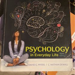 PSYCHOLOGY 4th edition book ISBN : 978-1-3190-1373-8
