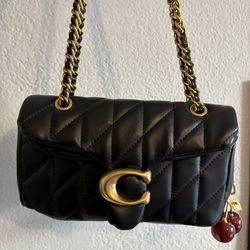 Coach Tabby Shoulder Bag with charm