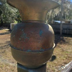 Antique Pacific Railroad Spitoon