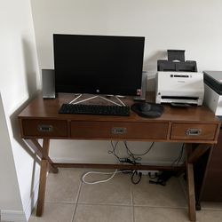 Desk only - No computer or printer included 