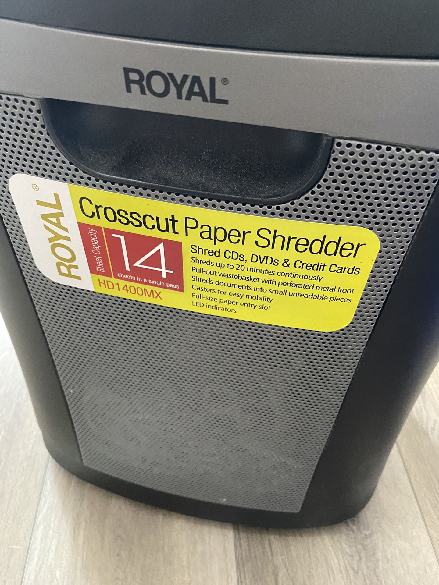Royal HD1400MX Crosscut Shredder - Royal