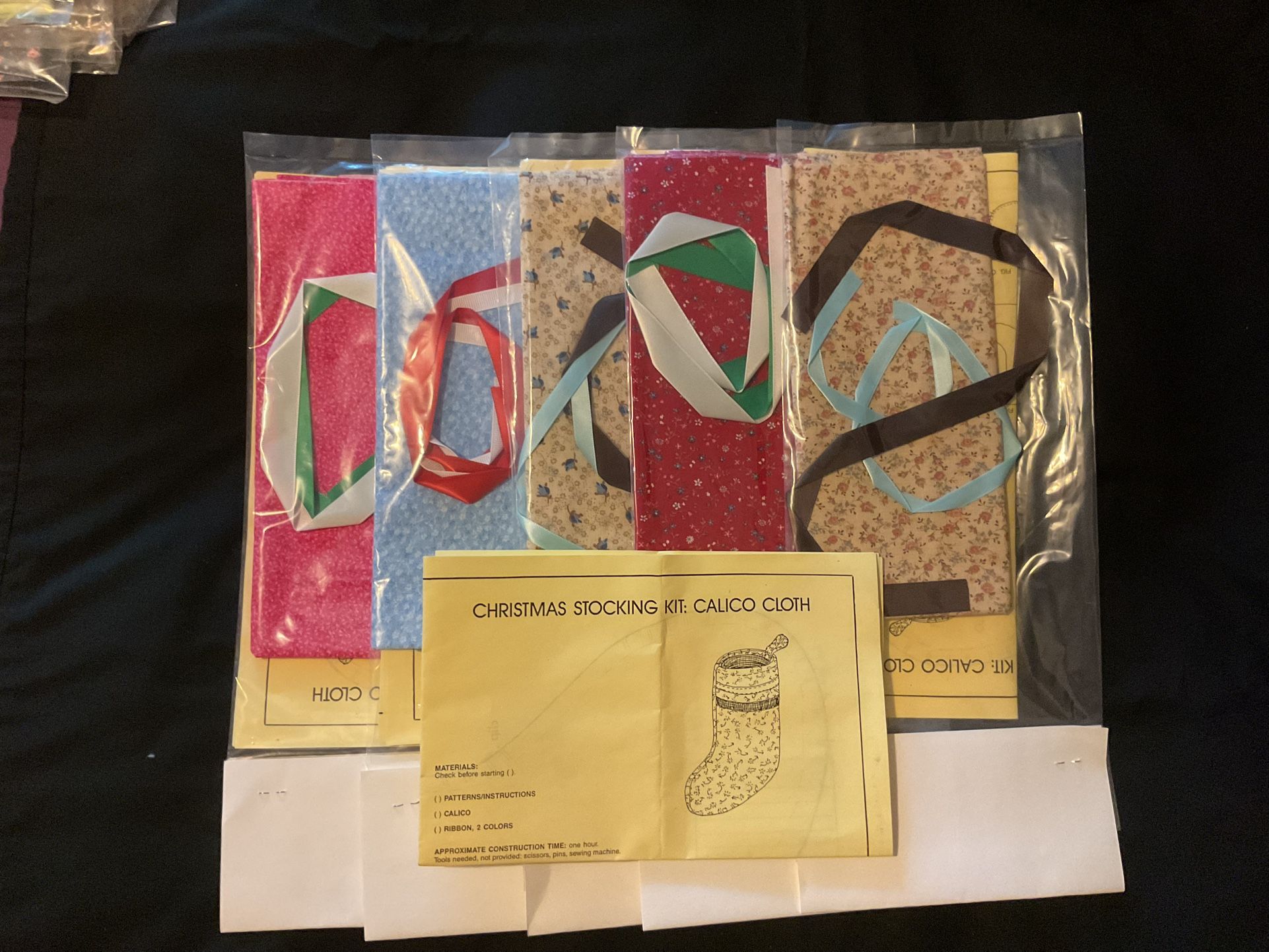 Christmas Stocking craft Kit (set of 5)