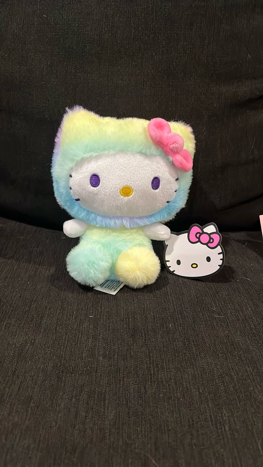 Hello Kitty Rainbow Plush Cute