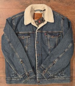 Levis Sherpa Lined Mens Jacket Size L $60