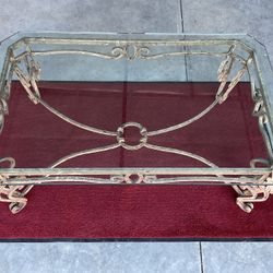 Coffee Table - Metal and Glass - By Century Furniture 