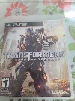 Playstation 3 game transformers dark of the moon