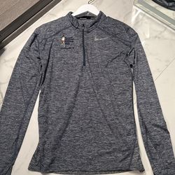 Nike navy quarter zip running top - Size Small