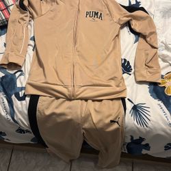 Puma Track Suit Pants And Sweater 