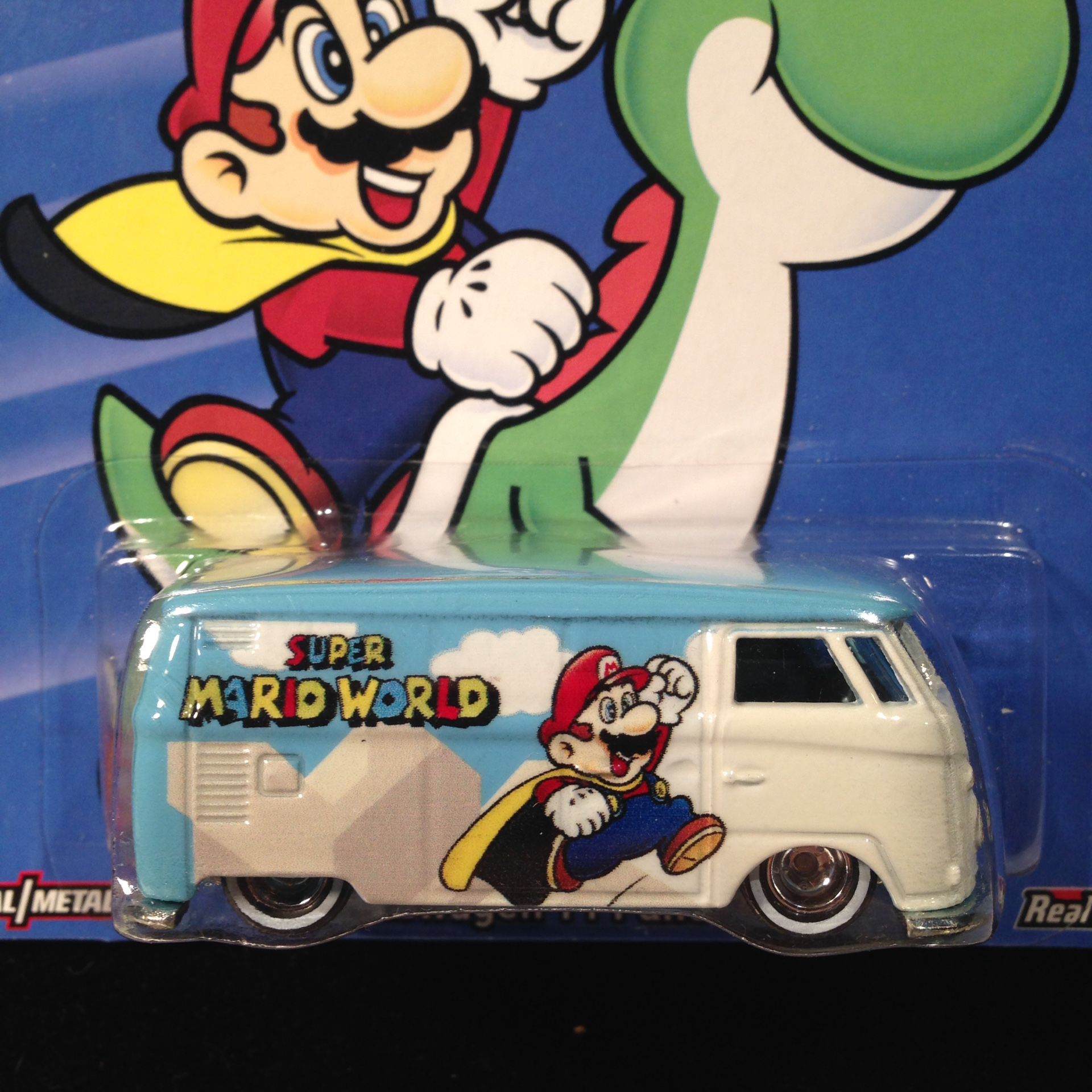 Hot Wheels Pop Culture Super Mario World Volkswagen T1 Panel Bus • Metal/Metal • Real Riders • WILL SHIP NATIONWIDE •