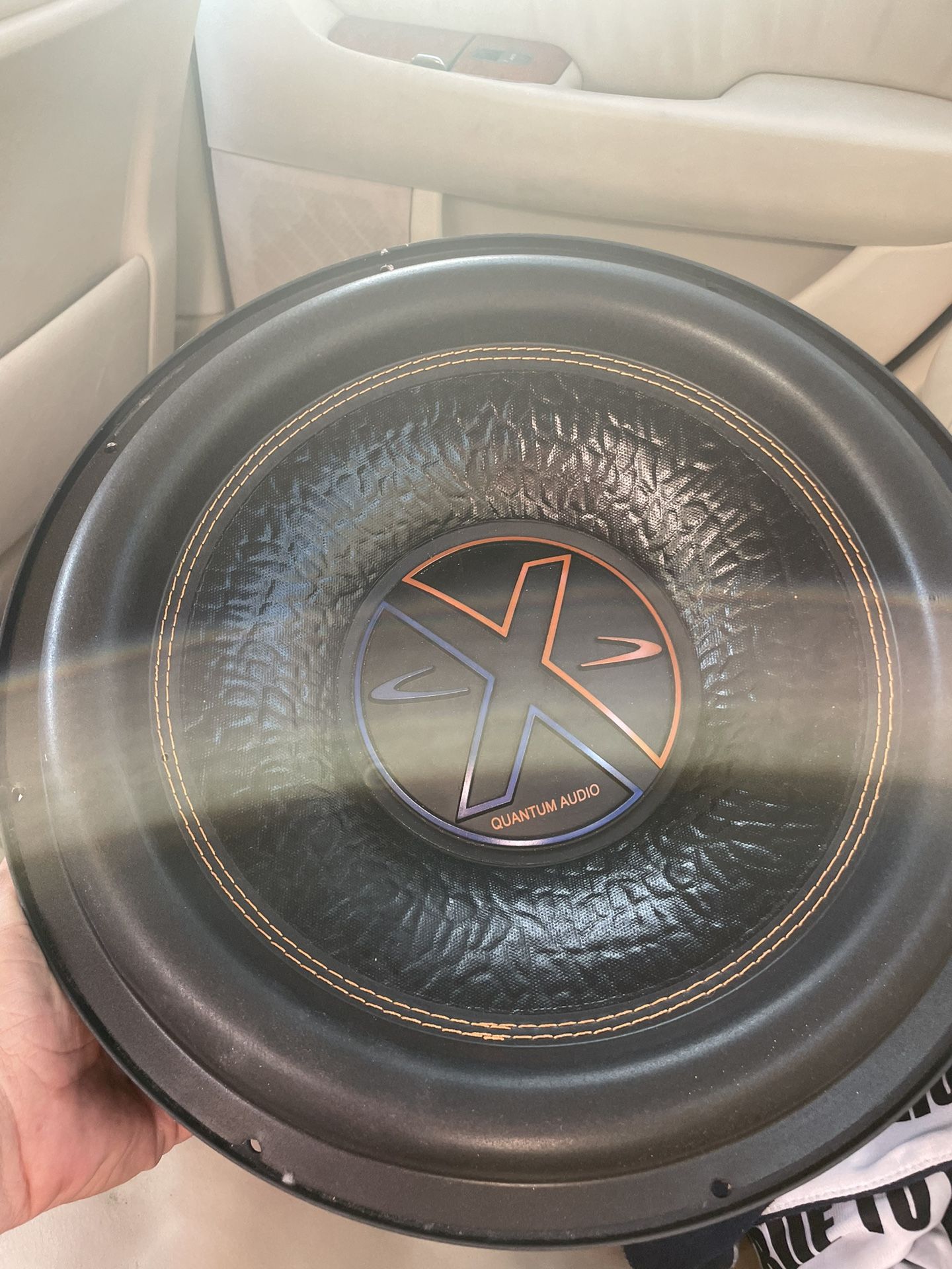 2 Quantum Audio 15 Inch Subs