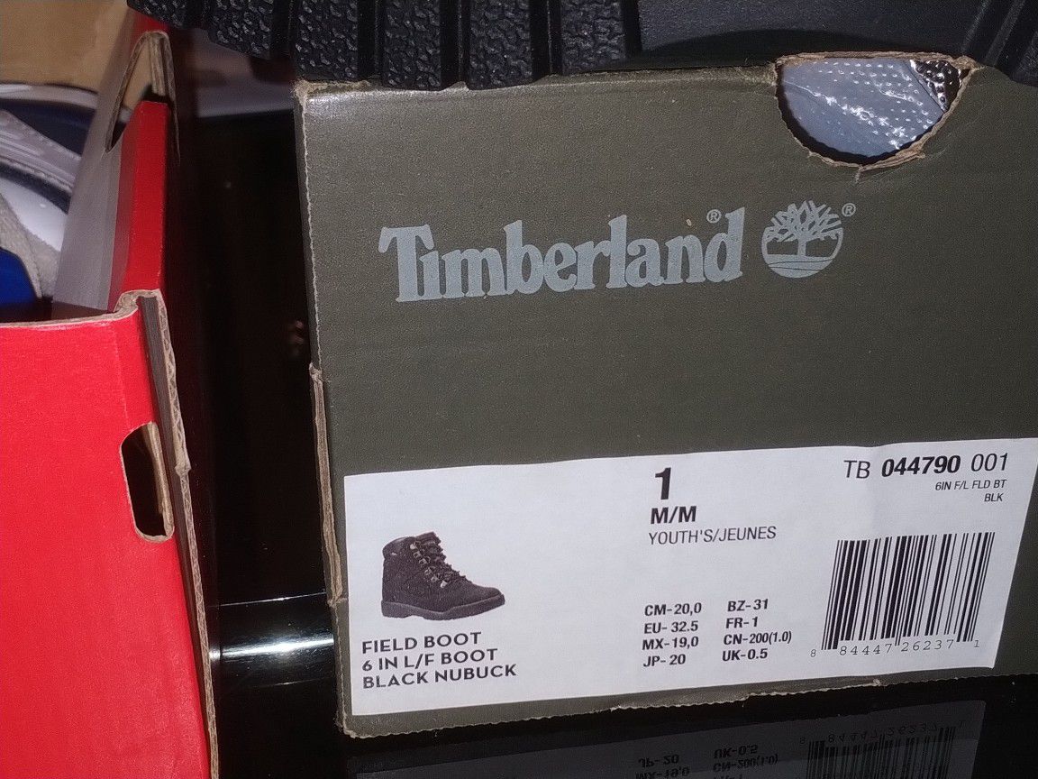 Little Kids Timberland Field Boots SIZE 1 