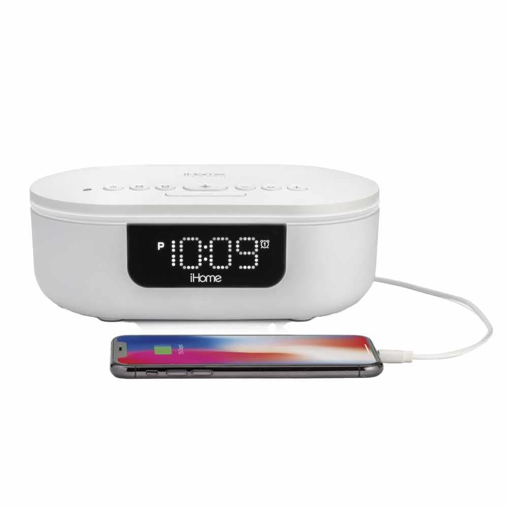iHome iUVBT1 POWERUVC PRO UV-C Sanitizer with Bluetooth Speaker & USB Charging