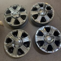 20” Tundra Oem Clad Wheels!