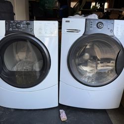 Kenmore Elite Washer Dryer Pair (Washer Needs Repair)
