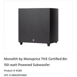 Subwoofer & Amplifier 