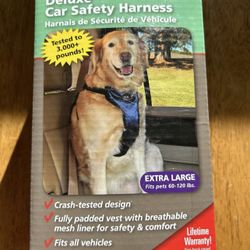Deluxe Car Safety Harness- extra large (fits dogs 60-100 lbs) 