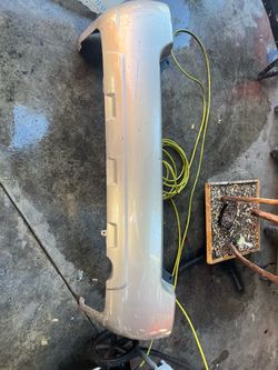 2004 2007 toyota highlander rear bumper