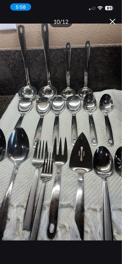 20 -piece Oneida heavy duty stainless kitchen servings and utensils