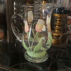 Jarra Exclusiva Tulipanes Princess House 