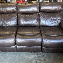 Leather sofa 