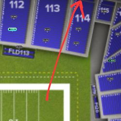 2 TICKETS RAMS AT SEAHAWKS NFC CHAMPIONSHIP GAME FIELD LEVEL 114