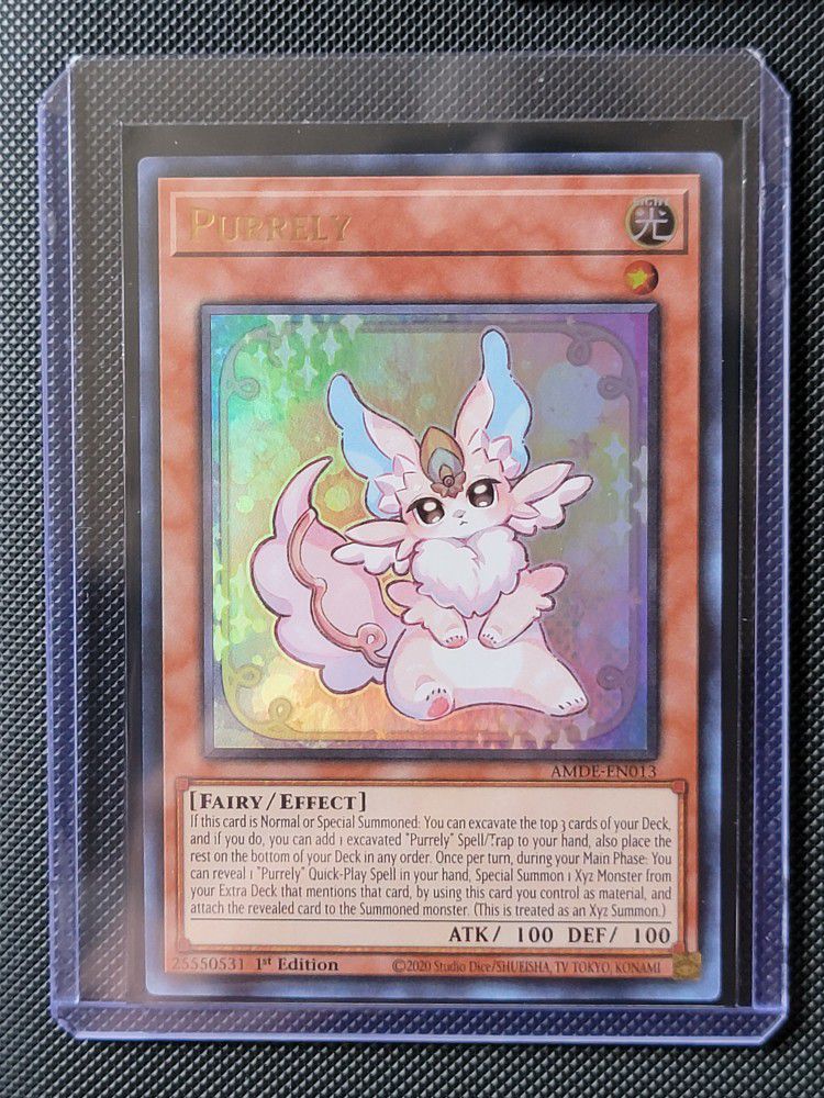 YUGIOH Purrely (AMDE) 1st Edition Mint