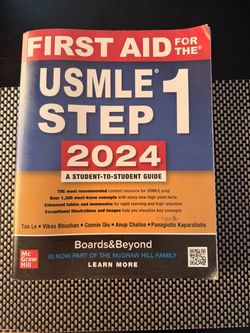 First Aid for the USMLE Step 1 2024 34th Edition Paperback